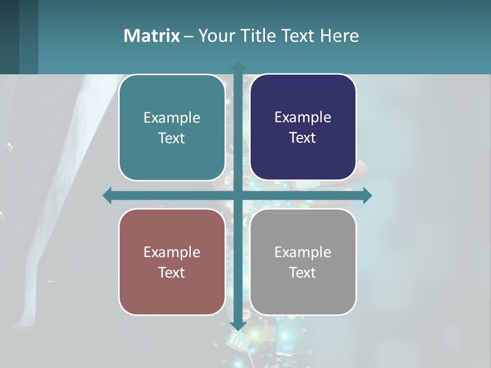 A Man In A Suit Holding A Cell Phone PowerPoint Template