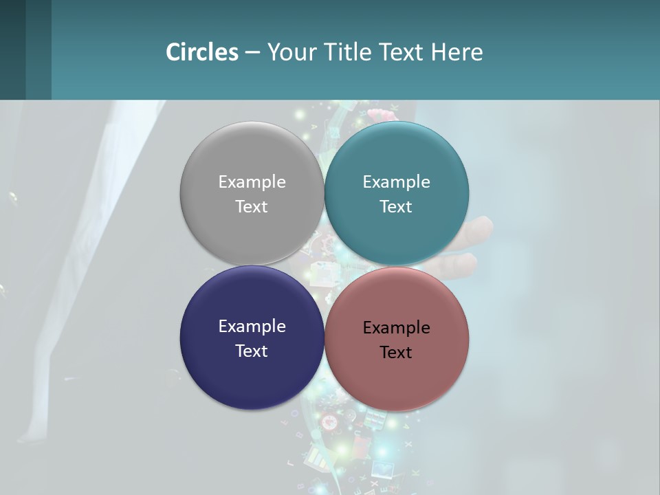 A Man In A Suit Holding A Cell Phone PowerPoint Template