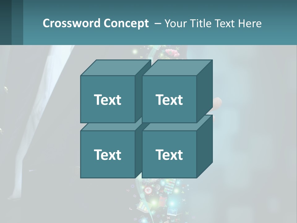 A Man In A Suit Holding A Cell Phone PowerPoint Template