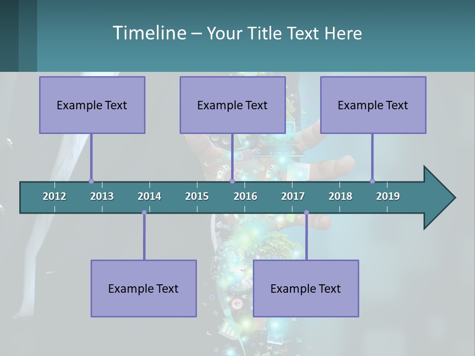 A Man In A Suit Holding A Cell Phone PowerPoint Template