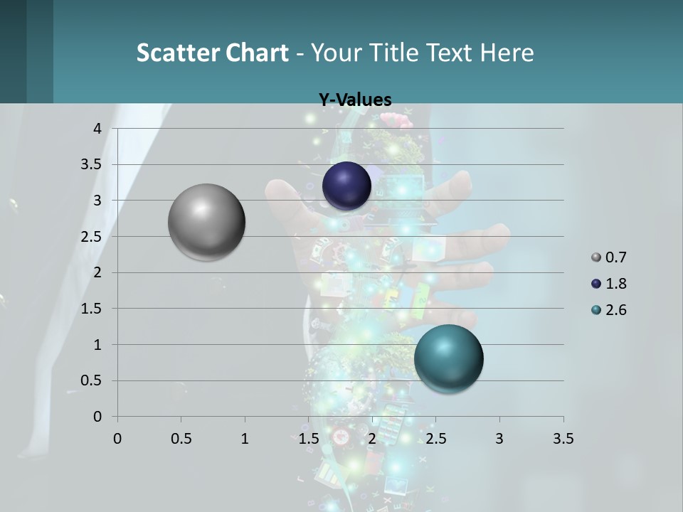 A Man In A Suit Holding A Cell Phone PowerPoint Template