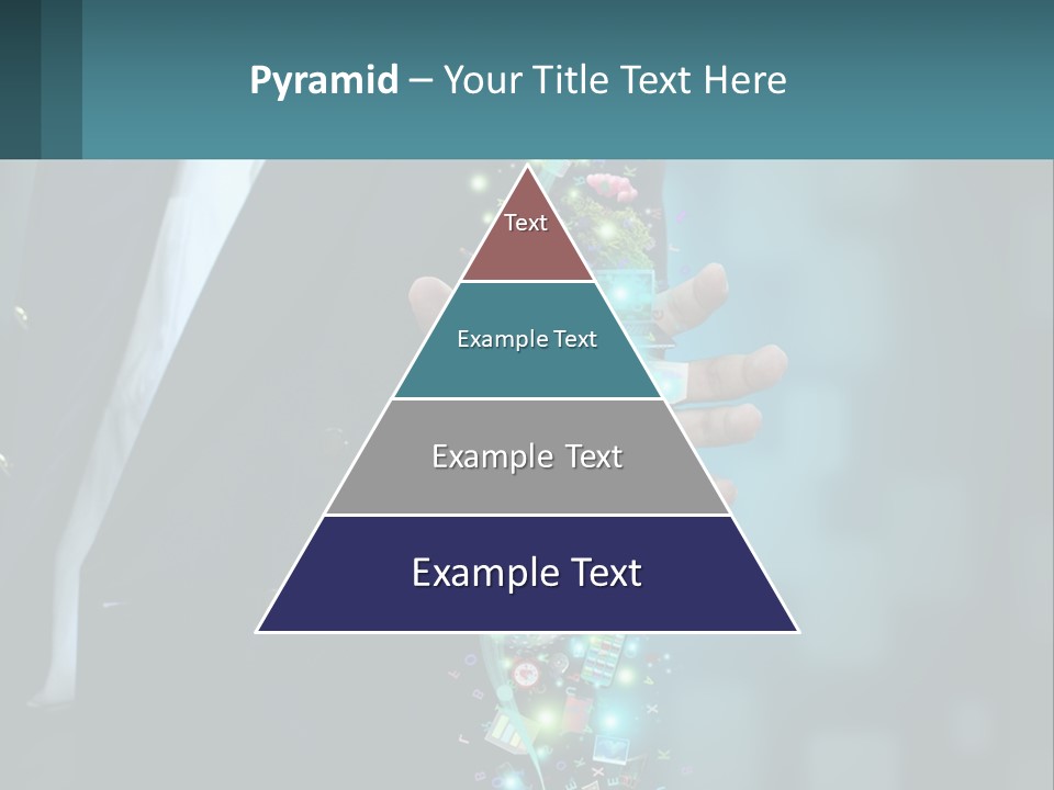 A Man In A Suit Holding A Cell Phone PowerPoint Template