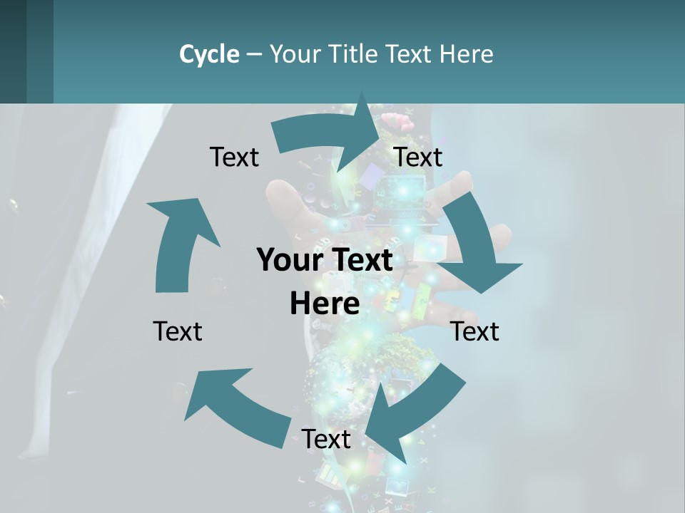 A Man In A Suit Holding A Cell Phone PowerPoint Template