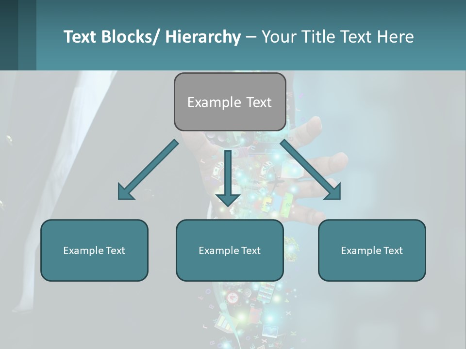 A Man In A Suit Holding A Cell Phone PowerPoint Template