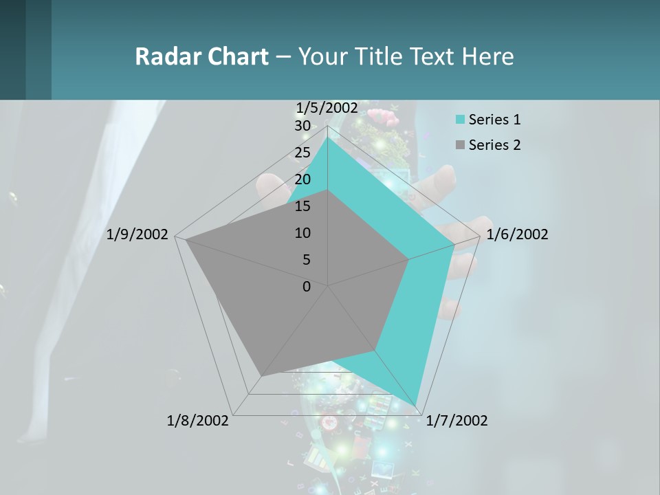 A Man In A Suit Holding A Cell Phone PowerPoint Template