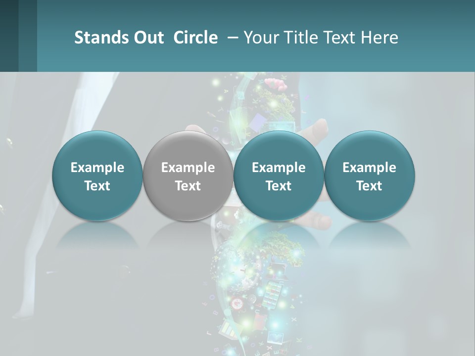 A Man In A Suit Holding A Cell Phone PowerPoint Template