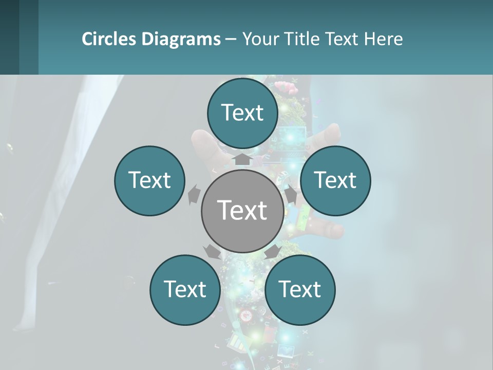 A Man In A Suit Holding A Cell Phone PowerPoint Template