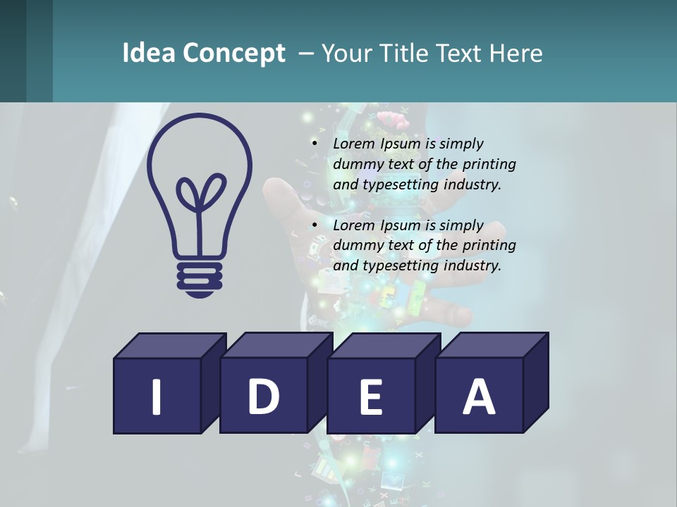 A Man In A Suit Holding A Cell Phone PowerPoint Template