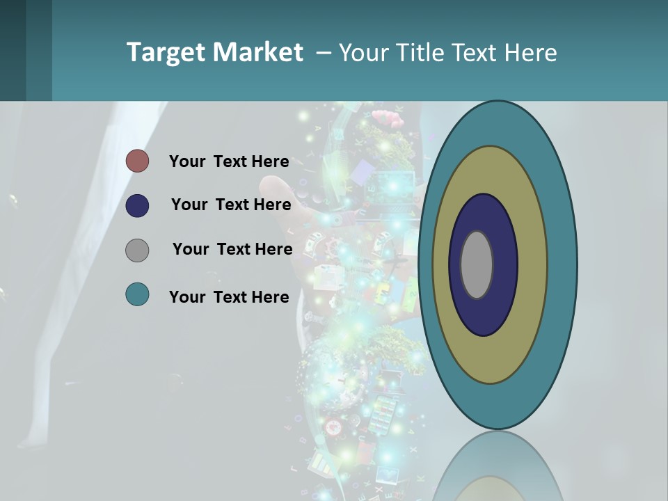 A Man In A Suit Holding A Cell Phone PowerPoint Template