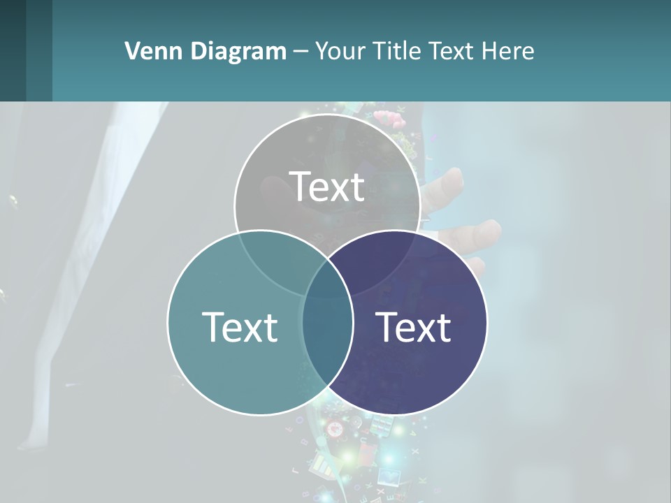 A Man In A Suit Holding A Cell Phone PowerPoint Template