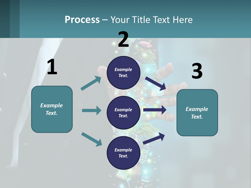 A Man In A Suit Holding A Cell Phone PowerPoint Template