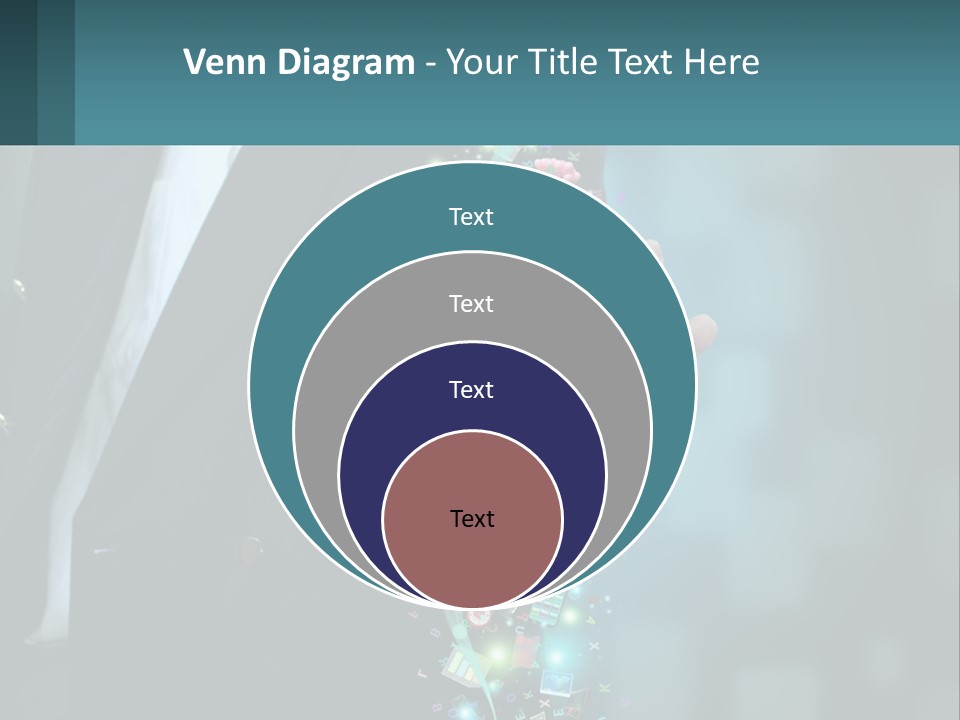 A Man In A Suit Holding A Cell Phone PowerPoint Template