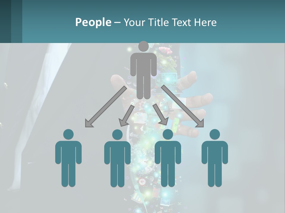 A Man In A Suit Holding A Cell Phone PowerPoint Template