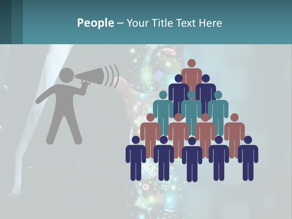 A Man In A Suit Holding A Cell Phone PowerPoint Template