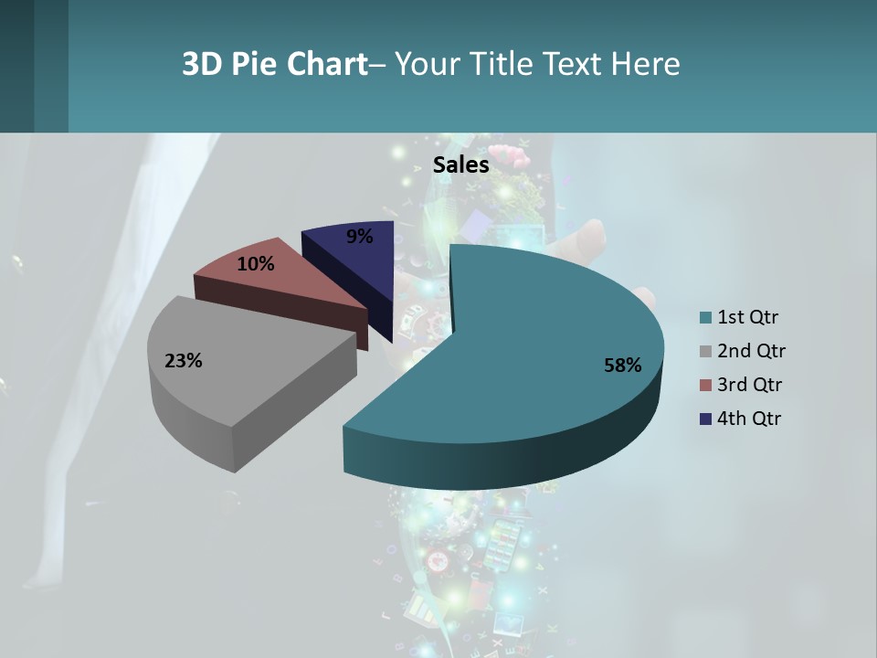 A Man In A Suit Holding A Cell Phone PowerPoint Template