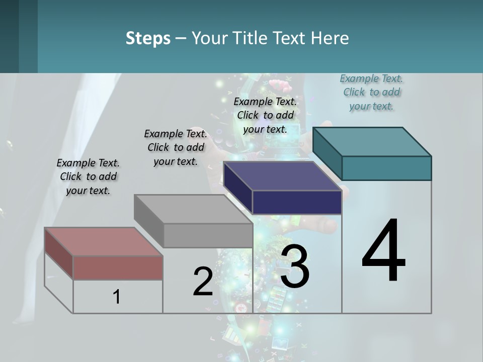 A Man In A Suit Holding A Cell Phone PowerPoint Template