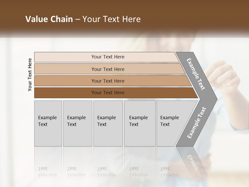 A Man And Woman Holding A Key To A House PowerPoint Template