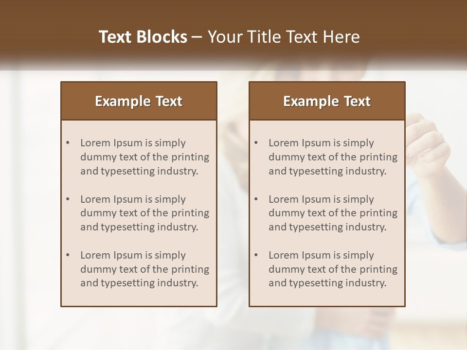 A Man And Woman Holding A Key To A House PowerPoint Template