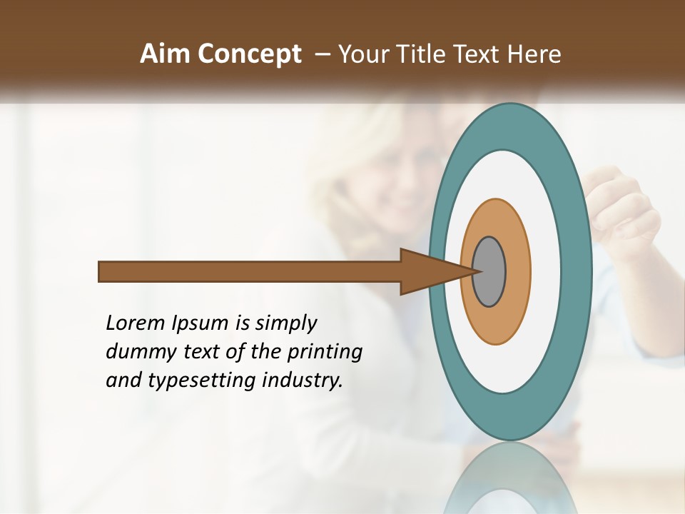 A Man And Woman Holding A Key To A House PowerPoint Template