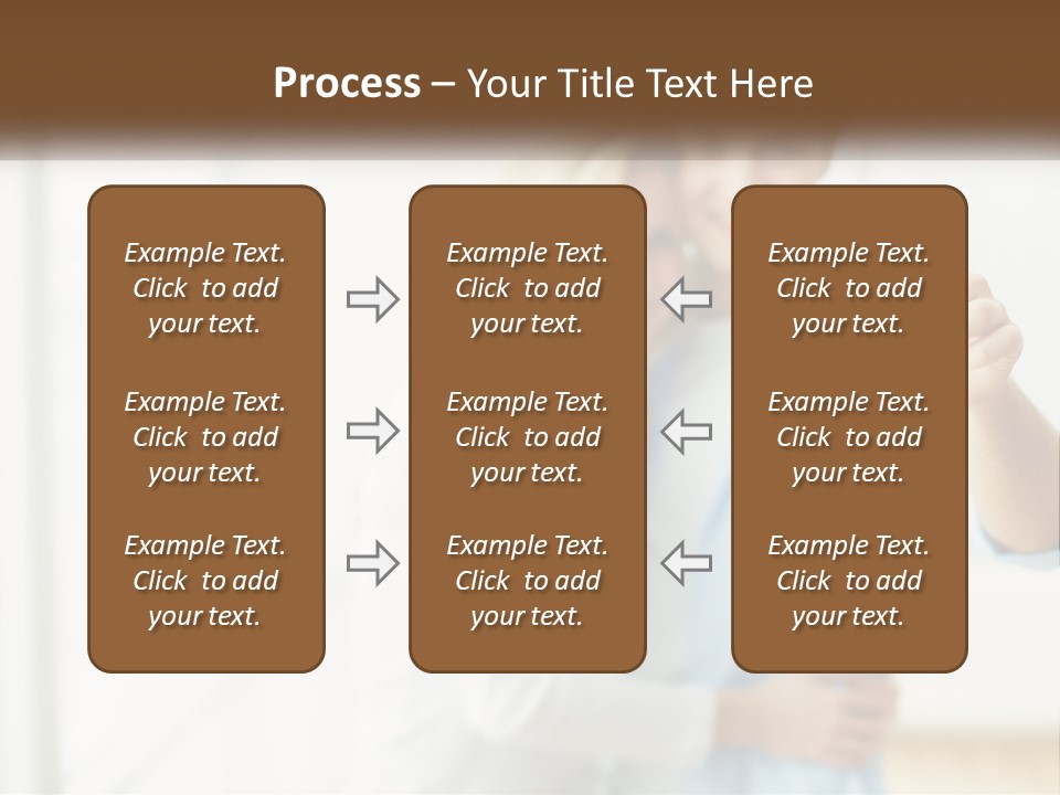 A Man And Woman Holding A Key To A House PowerPoint Template