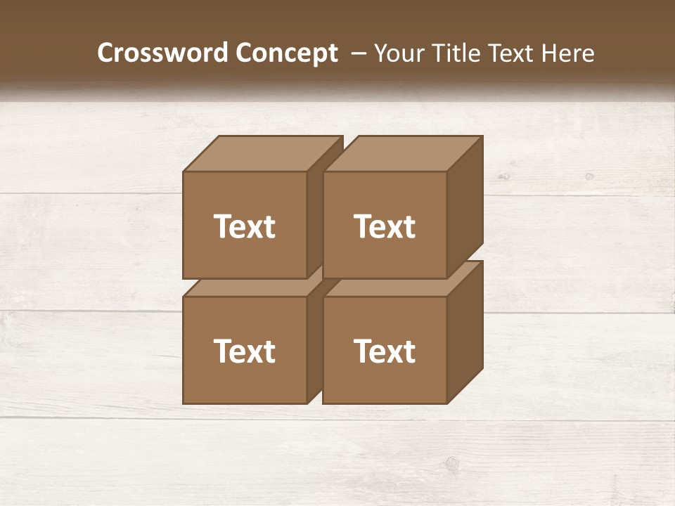 A Cup Of Coffee On A Wooden Table PowerPoint Template