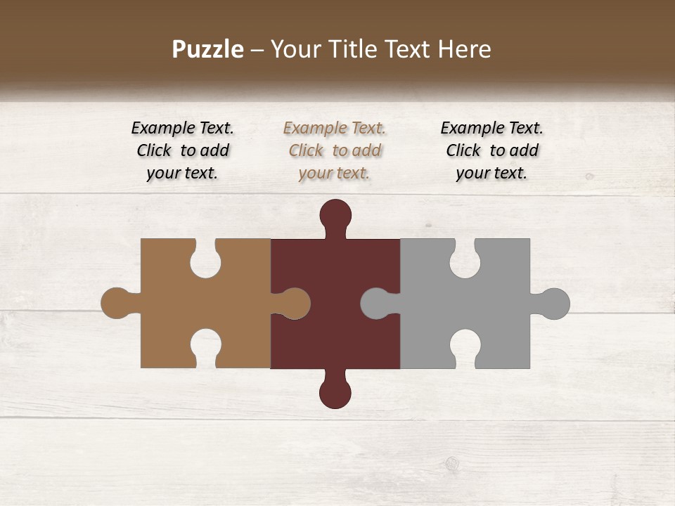 A Cup Of Coffee On A Wooden Table PowerPoint Template