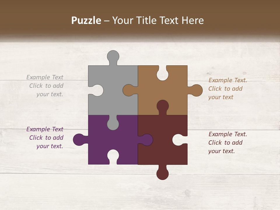 A Cup Of Coffee On A Wooden Table PowerPoint Template