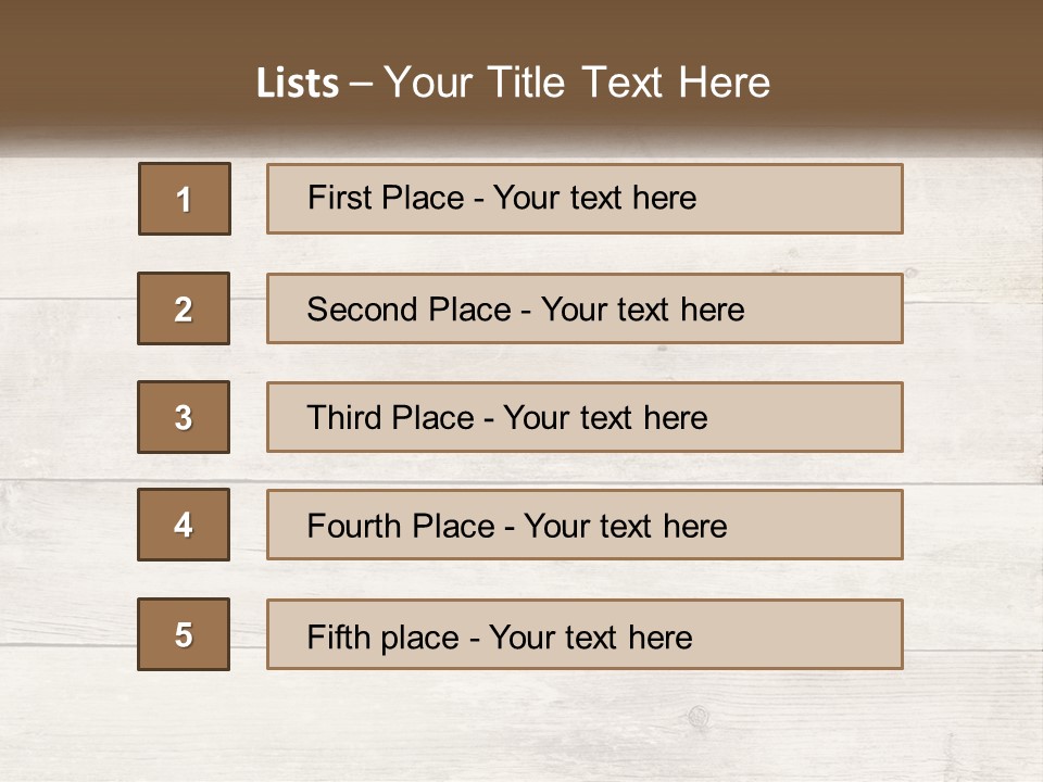 A Cup Of Coffee On A Wooden Table PowerPoint Template