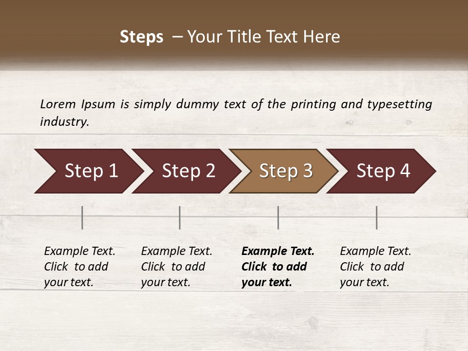 A Cup Of Coffee On A Wooden Table PowerPoint Template