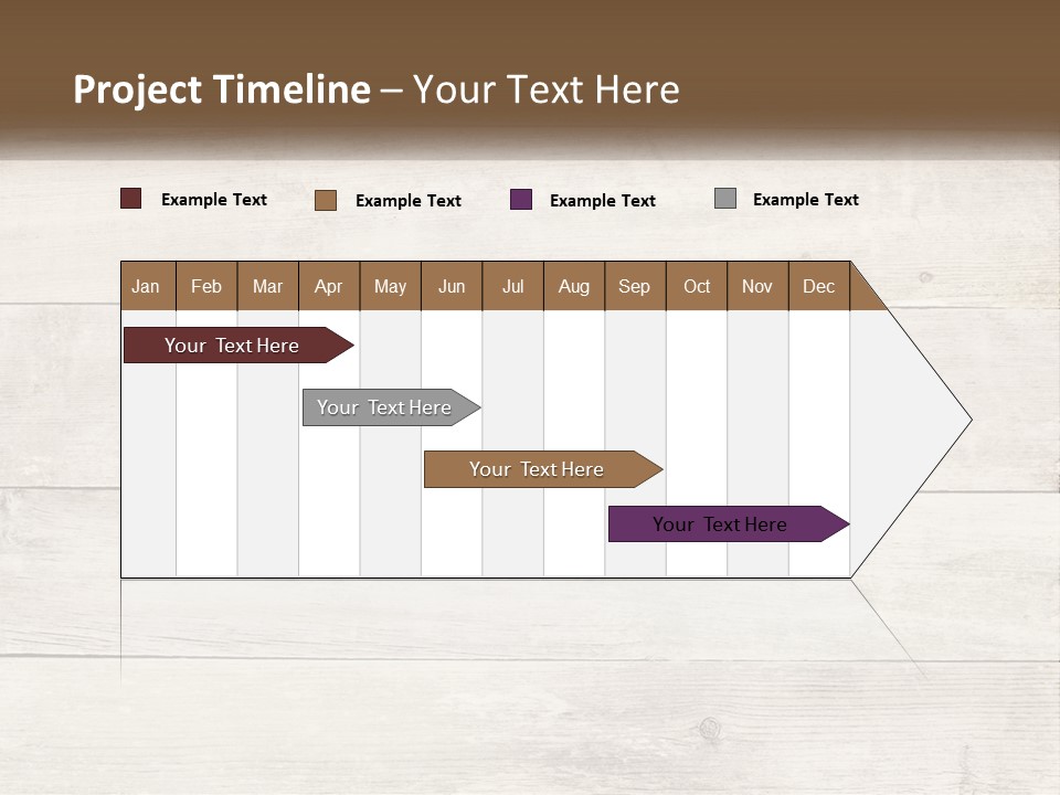 A Cup Of Coffee On A Wooden Table PowerPoint Template