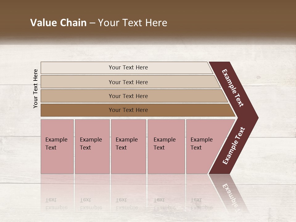 A Cup Of Coffee On A Wooden Table PowerPoint Template