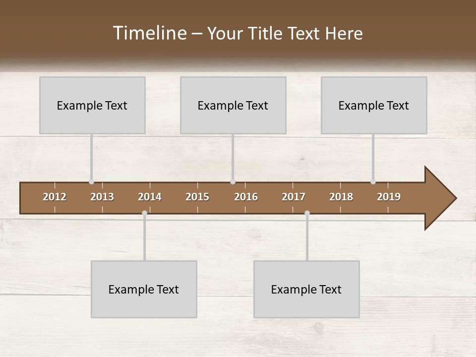A Cup Of Coffee On A Wooden Table PowerPoint Template