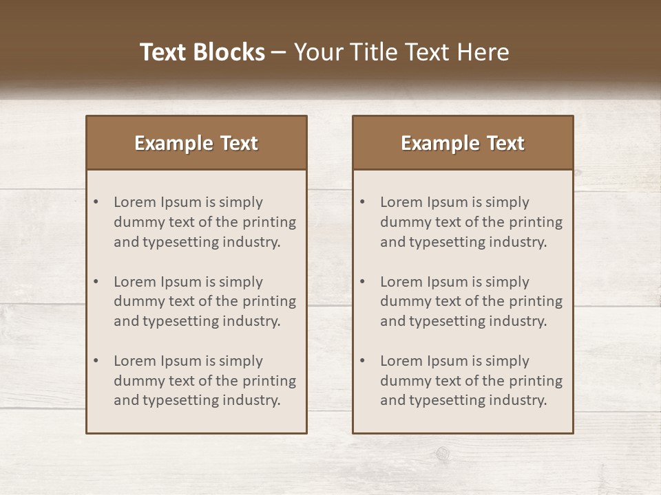 A Cup Of Coffee On A Wooden Table PowerPoint Template