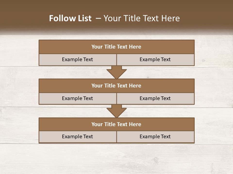 A Cup Of Coffee On A Wooden Table PowerPoint Template