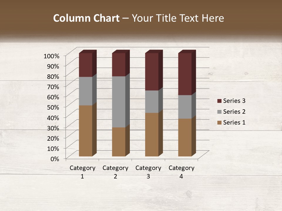 A Cup Of Coffee On A Wooden Table PowerPoint Template