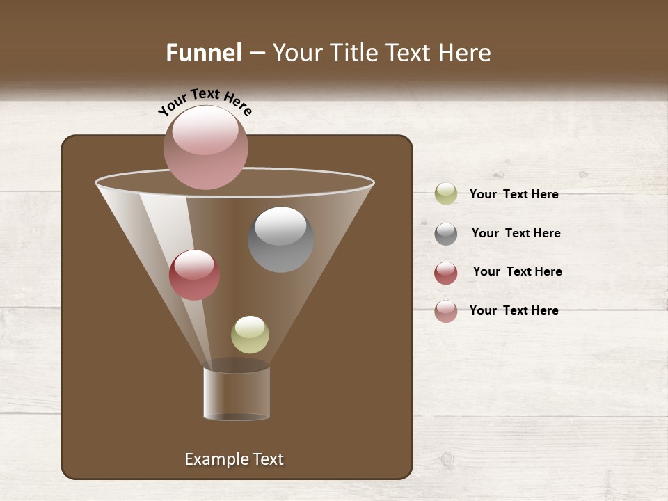 A Cup Of Coffee On A Wooden Table PowerPoint Template