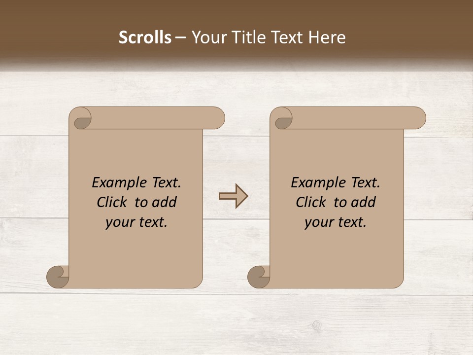 A Cup Of Coffee On A Wooden Table PowerPoint Template