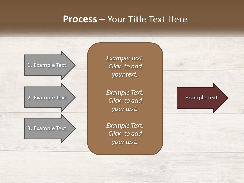 A Cup Of Coffee On A Wooden Table PowerPoint Template