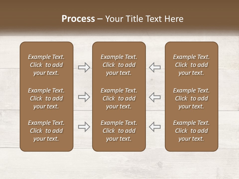 A Cup Of Coffee On A Wooden Table PowerPoint Template