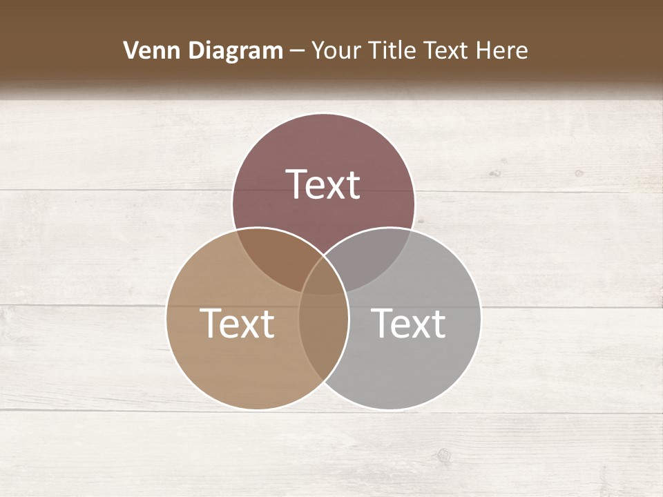 A Cup Of Coffee On A Wooden Table PowerPoint Template