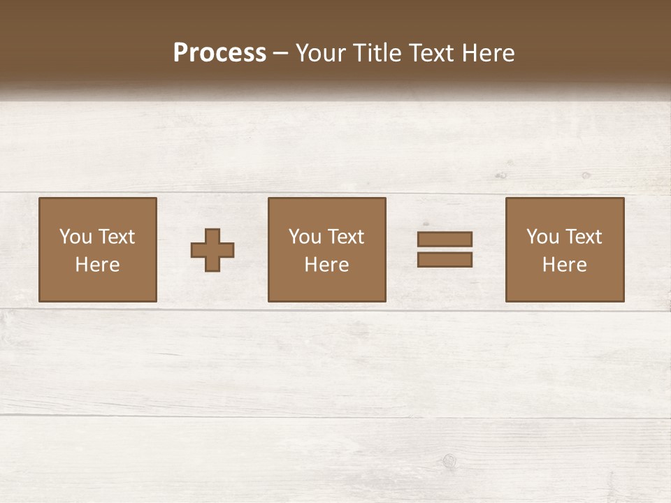 A Cup Of Coffee On A Wooden Table PowerPoint Template