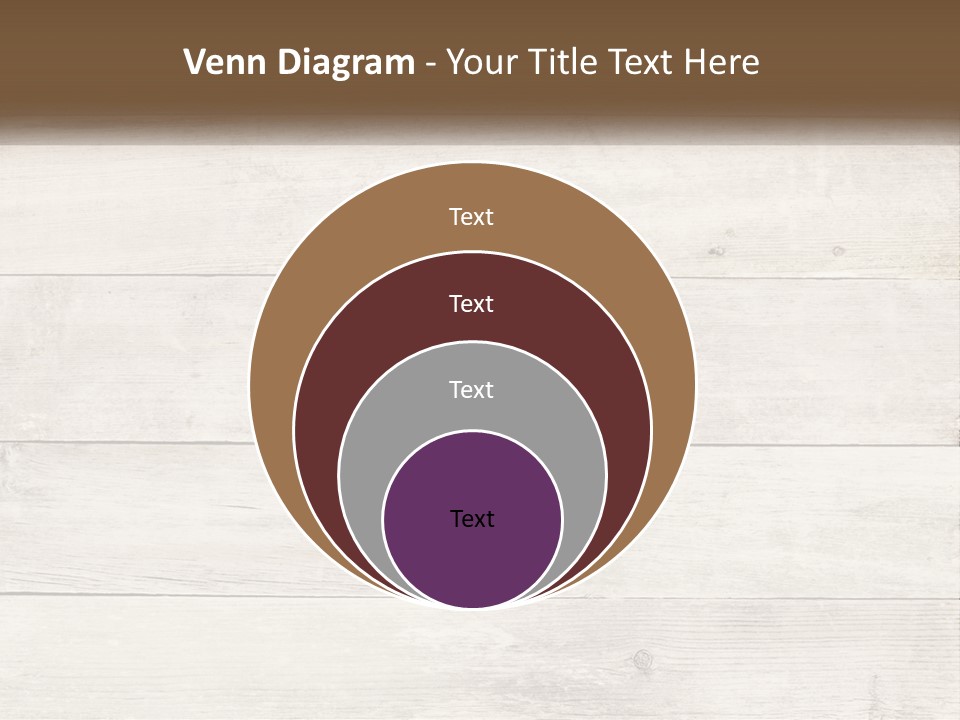 A Cup Of Coffee On A Wooden Table PowerPoint Template