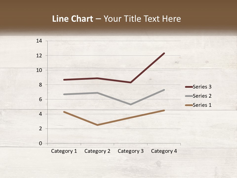 A Cup Of Coffee On A Wooden Table PowerPoint Template