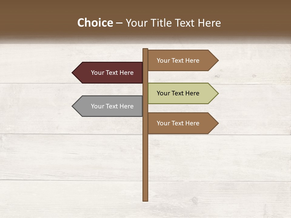 A Cup Of Coffee On A Wooden Table PowerPoint Template