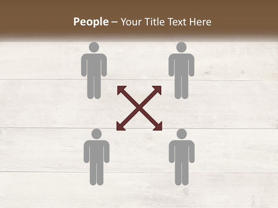 A Cup Of Coffee On A Wooden Table PowerPoint Template