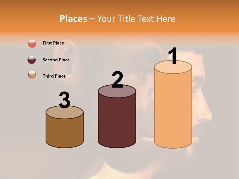 A Couple Of Men With Different Facial Expressions PowerPoint Template