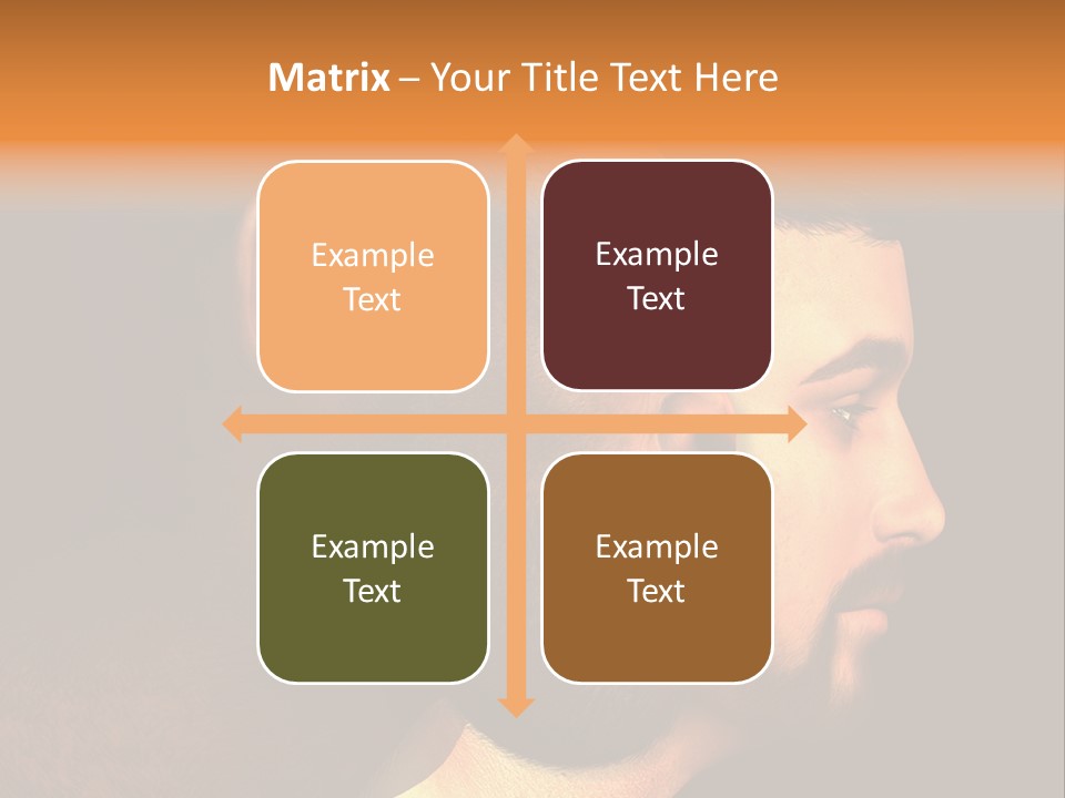 A Couple Of Men With Different Facial Expressions PowerPoint Template