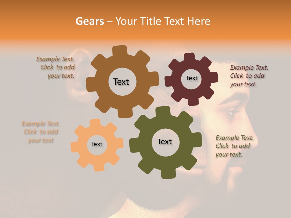 A Couple Of Men With Different Facial Expressions PowerPoint Template