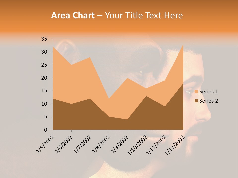 A Couple Of Men With Different Facial Expressions PowerPoint Template