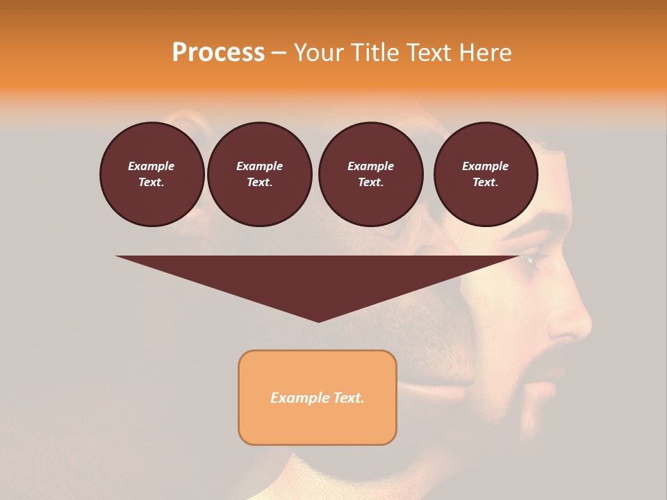 A Couple Of Men With Different Facial Expressions PowerPoint Template
